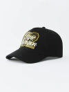 True Religion Collegiate Plaid Trucker Hat In Black
