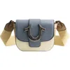 True Religion Color Block Crossbody In Blue