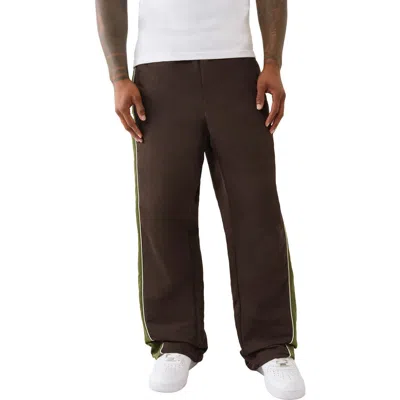 True Religion Colorblock Joggers In Brown