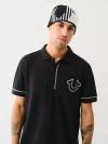 True Religion Colorblock Striped Horseshoe Beanie