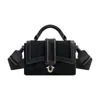 True Religion Cordoroy Mini Satchel In Black