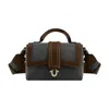 True Religion Cordoroy Mini Satchel In Grey