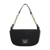 True Religion Corduroy Chain Hobo In Black