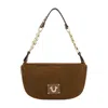True Religion Corduroy Chain Hobo In Brown