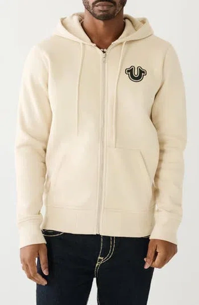 True Religion Core Zip-up Hoodie In Fog