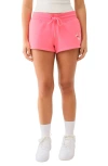 True Religion Cotton Blend Drawstring Shorts