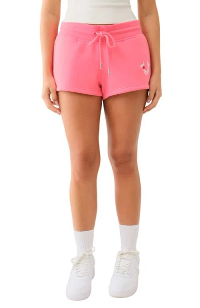 True Religion Cotton Blend Drawstring Shorts
