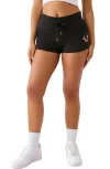 True Religion Cotton Blend Drawstring Shorts