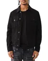 True Religion Cotton Stretch Denim Trucker Jacket In Body