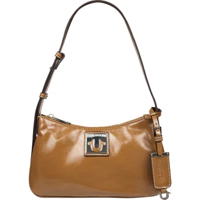 TRUE RELIGION TRUE RELIGION CRINKLE FINISH SHOULDER BAG