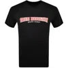 True Religion Railroad Embroidered Cotton T-shirt In Black