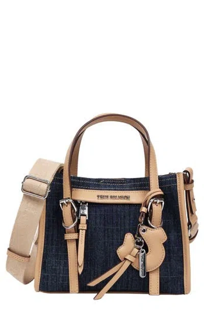 True Religion Denim Dangle Mini Tote In Blue
