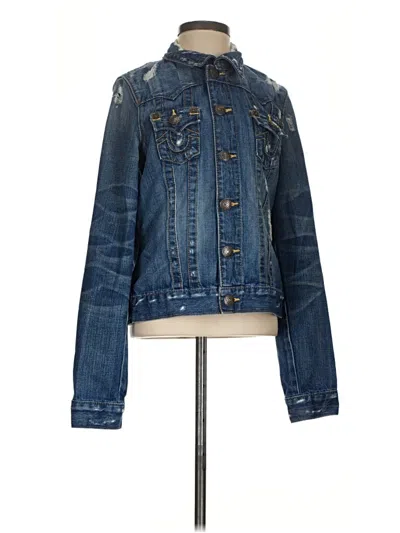 Pre-owned True Religion Denim Jacket In Blue