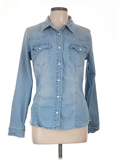 Pre-owned True Religion Denim Jacket In Blue