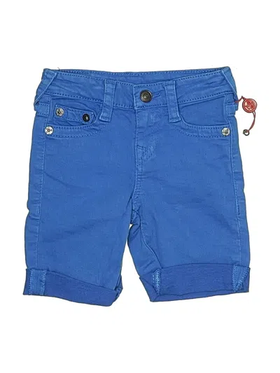 Pre-owned True Religion Kids' Denim Shorts In Blue