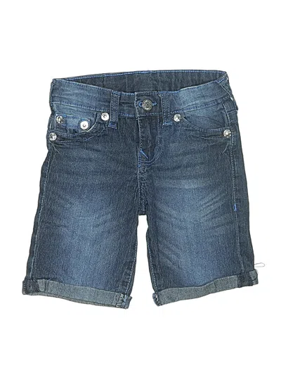 Pre-owned True Religion Kids' Denim Shorts In Blue