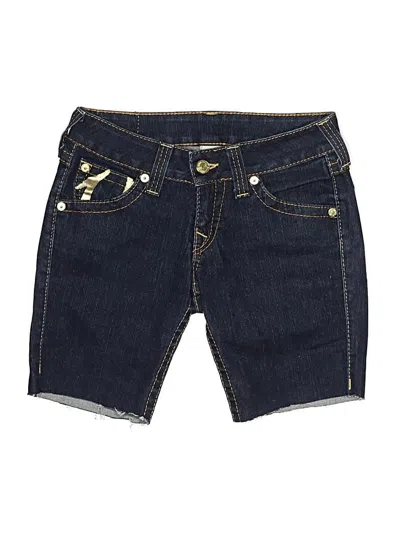 Pre-owned True Religion Denim Shorts In Blue