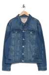 True Religion Denim Trucker Jacket In Medium Blizzard Wash
