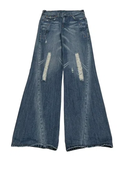 Pre-owned True Religion Design Vintage Brand  Baggy Jeans 1990s In Blue
