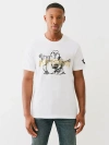 True Religion Dimensional Logo T-shirt In White