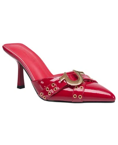 True Religion Doll Metal Logo Heel In Red