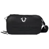 True Religion Double-zip Horseshoe Camera Bag In Black