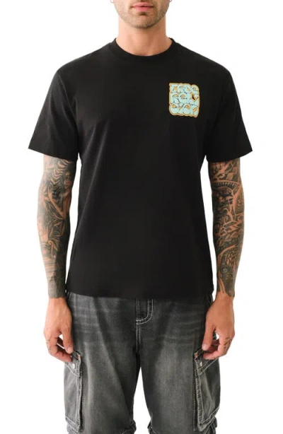 True Religion Dove Tour Graphic T-shirt In Black