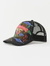 True Religion Dragon Trucker Hat In Multi