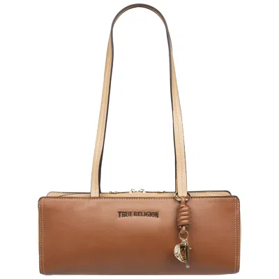 True Religion East/west Modern Satchel In Green