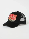 True Religion Embroidered Dove Graphic Trucker Hat In Black