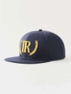True Religion Embroidered Leaf Cap In Blue