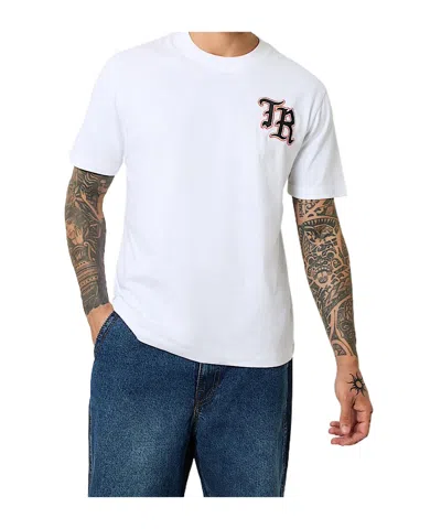 True Religion Embroidered Nature Logo Heavyweight Tee In White