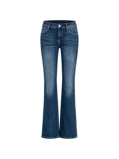 True Religion Faded Bootcut Jeans In 블루