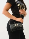 True Religion Faux Croc Leather Chain Bag