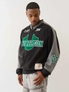 True Religion Fleece Logo Varsity Sweater