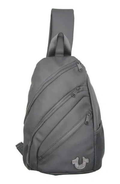 True Religion Flip Sling Backpack In Black