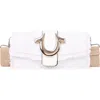 True Religion Frayed Denim Flap Crossbody Bag