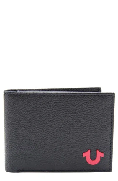 True Religion French 75 Bifold Wallet In Black