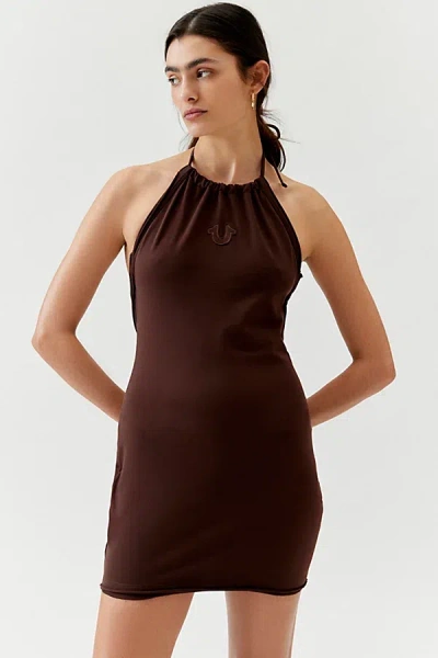 blue jersey knit dress Aqua Blue Jersey Knit Contrast Trim Sleeveless Mini Dress - All Dresses