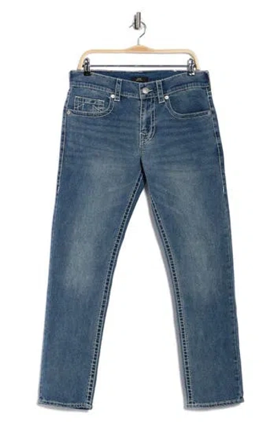 True Religion Geno Big T Slim Fit Jeans In Blue