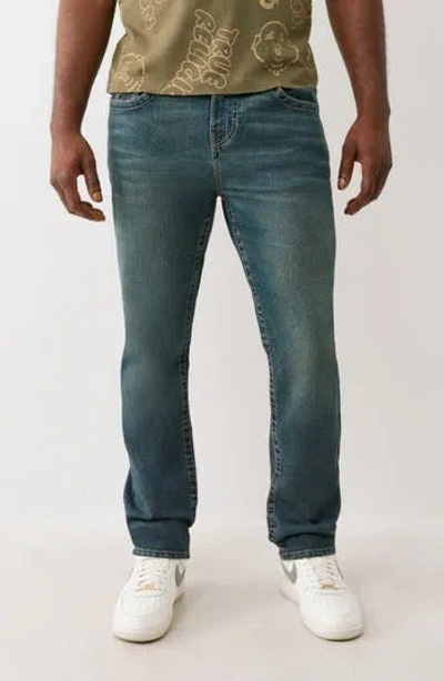 True Religion Geno Flap Pocket Slim Fit Jeans In Blue