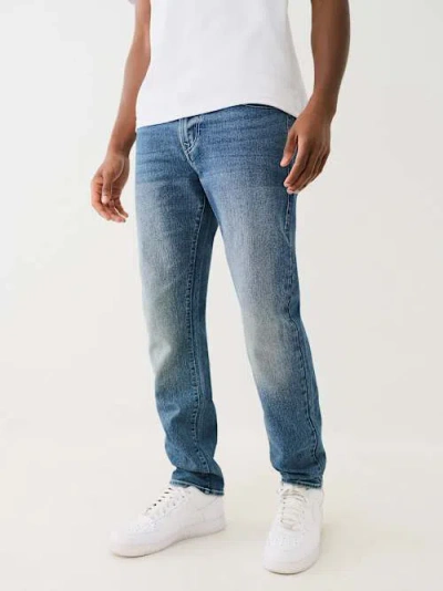 True Religion Geno Single Needle Flap Slim Jean