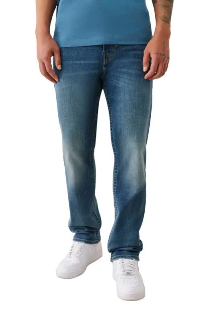 True Religion Geno Single Stitch Slim Jeans In Blue