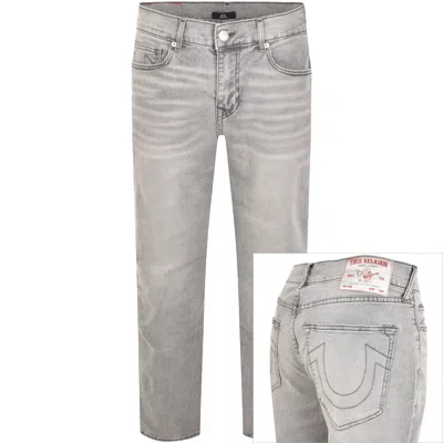 True Religion Geno Sn Slim Jeans Grey In Gray