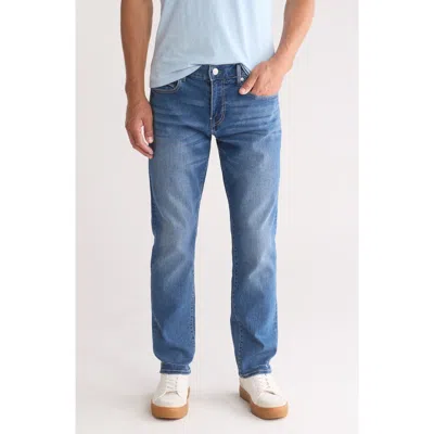 True Religion Geno Snap Flap Pocket Slim Jeans In Blue