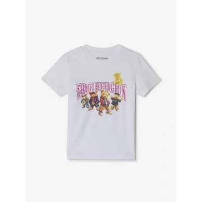 True Religion Girls Bears Crewneck T-shirt In Gray