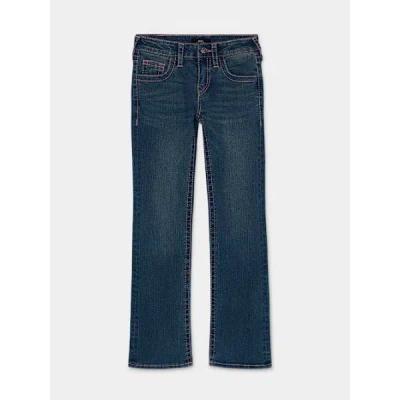 True Religion Girls Becca Big T Bootcut Jean In Blue