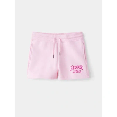 True Religion Girls Crystal J'adore Short In Pink