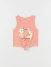 True Religion Girls Daisy Glitter Buddha Logo Tank Top