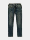 True Religion Girls Halle Rope Stitch Skinny Jean In Blue
